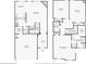 Combined floor plans showcasing both the first and second floors of the house layout at 6071 Apple Grove Rd, Buford, GA 30519