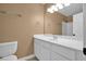 Bathroom featuring white vanity and mirror at 84 Mount Vernon Cir, Atlanta, GA 30338