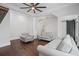 Bright living room boasts hardwood floors, modern furniture, and an open layout at 908 N Highland Ne Ave, Atlanta, GA 30306