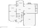 First floor plan featuring a living room, kitchen, dining room, bathroom, breakfast nook, entertainment room and garage at 137 Legend Creek Dr, Canton, GA 30114
