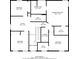 A floor plan showing the layout of the first and second floors of the home at 5437 Blossom Brook Dr, Sugar Hill, GA 30518