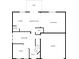 A floor plan showing the layout of the first floor of the home at 5437 Blossom Brook Dr, Sugar Hill, GA 30518