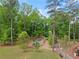 Gathering-friendly playground with modern equipment surrounded by tall trees, providing a safe and fun environment at 1190 Hess Dr, Avondale Estates, GA 30002