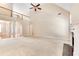 Bright living area features a fireplace, and view of the upstairs loft at 2417 Saint Feagin Pl, Powder Springs, GA 30127