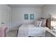 bedroom featuring a twin bed with white and gray bedding at 1569 Aiden Way # 35, Conyers, GA 30013