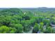 Expansive aerial view featuring lush green treetops and distant mountains, illustrating the property's scenic location at 1584 Allgood Ne Rd, Marietta, GA 30062