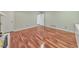 Bedroom with wood floors and neutral paint, ready for your personal touch at 1584 Allgood Ne Rd, Marietta, GA 30062