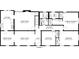 Second floor plan featuring a primary bedroom, living room, kitchen, three bathrooms, and three additional bedrooms at 1584 Allgood Ne Rd, Marietta, GA 30062