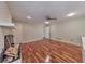 This living room offers a fireplace, hardwood floors, and neutral paint at 1584 Allgood Ne Rd, Marietta, GA 30062