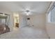 Spacious main bedroom with carpet, closet, and backyard views at 1584 Allgood Ne Rd, Marietta, GA 30062