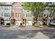 Attractive townhome exterior with garages, brick and siding at 3708 Ashford Creek Ne Hl # 3708, Atlanta, GA 30319