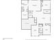 Detailed second floor plan showing the primary bathroom, primary bedroom, and laundry room at 626 Discovery Ct, Acworth, GA 30102