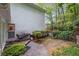 Outdoor patio space with grill and privacy fencing at 7750 Landowne Dr, Atlanta, GA 30350