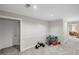 Finished basement area with door and ample space, perfect for recreation or storage at 7750 Landowne Dr, Atlanta, GA 30350