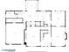 Main floorplan with kitchen, living, Gathering, dining and breakfast rooms, plus laundry and garage at 7750 Landowne Dr, Atlanta, GA 30350