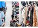 Well-organized walk-in closet with ample shelving and hanging space at 1388 Ben Park Way, Grayson, GA 30017