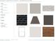 Exterior selections offering a variety of choices for siding, brick, roof, and trim colors at 411 Ward Ln, Woodstock, GA 30188
