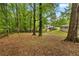 Large backyard with mature trees creating a serene and private outdoor space at 4781 Lincoln Ne Dr, Kennesaw, GA 30144