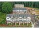 Aerial view of new townhome construction shows a well-planned community layout with convenient access at 1975 Flying Scotsman Dr # 18, Kennesaw, GA 30144