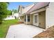 Concrete patio features great views of the yard and is steps from the main house at 4530 Talon Way, Douglasville, GA 30135
