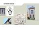 Exterior design inspiration including windows, lighting, metal trim and brick colors at 1210 Mayfield Rd, Milton, GA 30009