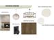 Interior finish details showcasing stone fireplace, light fixtures, hardware, flooring, and paint colors at 1210 Mayfield Rd, Milton, GA 30009