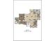Layout of main level floor plan, showing dining, living and kitchen areas at 1210 Mayfield Rd, Milton, GA 30009