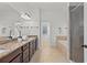 Bathroom features granite countertops, tiled floors, and a separate tub and shower at 1345 Hilltop Overlook Dr, Marietta, GA 30062
