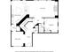 First floorplan with living room, eat-in kitchen, dining, and foyer at 1345 Hilltop Overlook Dr, Marietta, GA 30062