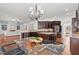 Well-equipped kitchen flows seamlessly into the breakfast nook, offering stainless appliances and ample granite counter space at 1345 Hilltop Overlook Dr, Marietta, GA 30062