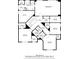 Floorplan of the second floor with four bedrooms and bathrooms at 1345 Hilltop Overlook Dr, Marietta, GA 30062
