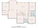 Detailed basement floor plan featuring a recreation room, exercise room, billiard room, and storage at 1740 Doncaster Ne Dr, Atlanta, GA 30309