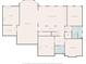 Detailed basement floor plan featuring a recreation room, exercise room, billiard room, and storage at 1740 Doncaster Ne Dr, Atlanta, GA 30309