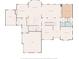 This detailed floor plan includes a kitchen, dining and living rooms, plus a garage and breakfast nook at 1740 Doncaster Ne Dr, Atlanta, GA 30309