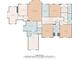Detailed floorplan showcases multiple bedrooms, bathrooms, office, and large primary bedroom at 1740 Doncaster Ne Dr, Atlanta, GA 30309