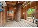 Inside a beautiful wooden treehouse at 1740 Doncaster Ne Dr, Atlanta, GA 30309