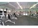 Community gym area featuring various exercise machines and weight-lifting equipment at 143 Lablanc Nw Way, Atlanta, GA 30327