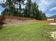 Level backyard with a new wooden fence and newly seeded berm offering privacy and space for outdoor activities at 3531 Lilly Brook Dr, Loganville, GA 30052