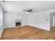 Bright living room with hardwood floors and a fireplace at 3550 Willow Tree Trce, Decatur, GA 30034