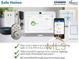 Smart home technology featuring a digital display, door lock, thermostat, and mobile app at 553 Princeton Elm Place Way, Lawrenceville, GA 30045