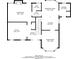Detailed floor plan showcasing the layout of the living room, kitchen, and dining area at 4853 Ridgewood Creek Nw Dr, Acworth, GA 30102