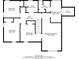 Detailed floor plan showcasing the primary bedroom, bathrooms and secondary bedrooms at 4853 Ridgewood Creek Nw Dr, Acworth, GA 30102