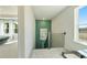 A modern staircase that connects the various floors of the home at 518 Provence Gate Ln, Lawrenceville, GA 30044