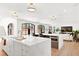 Bright, open kitchen with marble countertops, modern appliances, and ample seating at 228 Mount Vernon Dr, Decatur, GA 30030