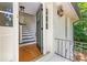 View of the front door with hardwood floors and staircase that leads up to the next level of the home at 315 Renae, Marietta, GA 30060