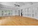Living Room featuring hardwood floors, built-in shelving, and natural light at 315 Renae, Marietta, GA 30060