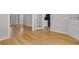 Elegant living room with hardwood floors, neutral walls, and french doors leading to another room at 315 Renae, Marietta, GA 30060