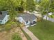 Aerial view of a charming newly renovated home with a private backyard and mature trees at 4103 Brenda Dr, Decatur, GA 30035