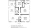 Detailed floor plan showcasing the layout of the home, including bedrooms, bathrooms, and living spaces at 4103 Brenda Dr, Decatur, GA 30035