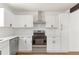Well-lit kitchen with white cabinets, stainless steel appliances, and modern finishes, offering a clean and functional space at 4103 Brenda Dr, Decatur, GA 30035